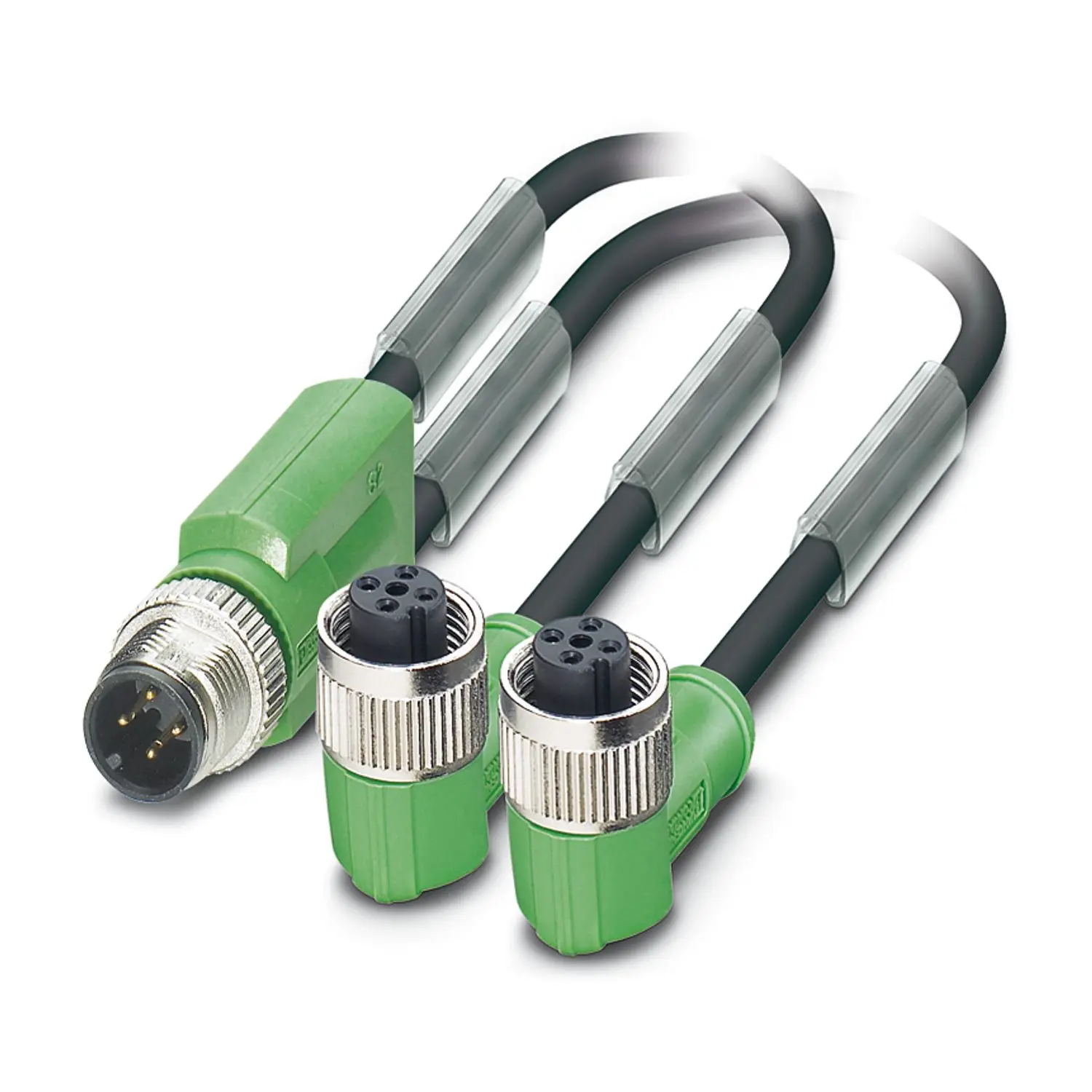 Produktfoto 1 von Phoenix Contact SAC, 3-polig Sensor-Betätigungselementkabel, M12 Stecker 3 / M12 x 2 Buchse, Länge 1.5 m