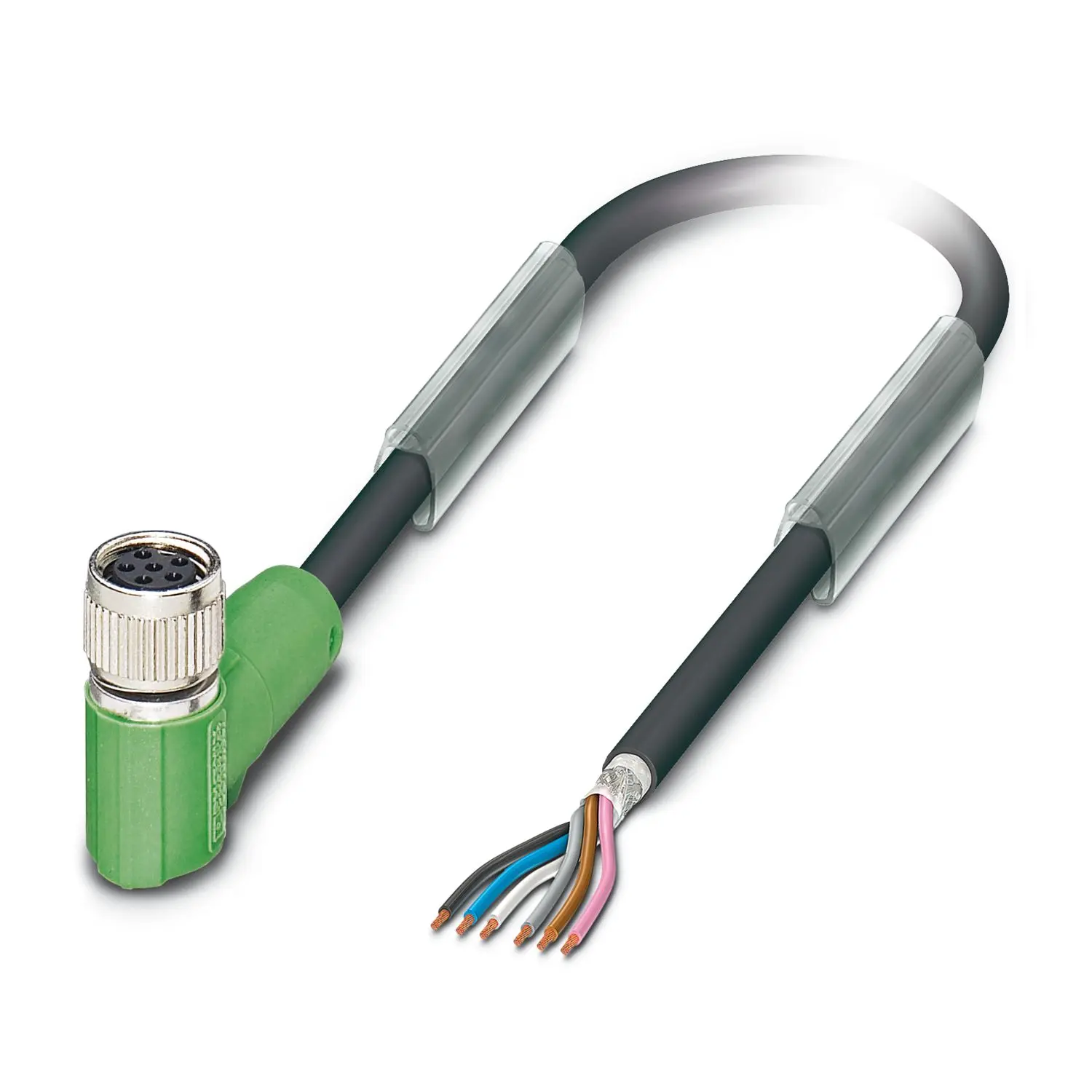 Produktfoto 1 von Phoenix Contact SAC, 6-polig Sensor-Betätigungselementkabel, M8 Buchse 6 / Nicht abgeschlossen, Länge 3 m