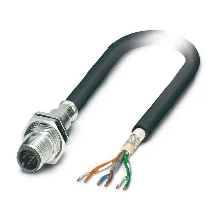 Produktfoto 1 von Phoenix Contact, 8-polig Sensor-Betätigungselementkabel, M12 Stecker 6 / M16, Länge 500 mm