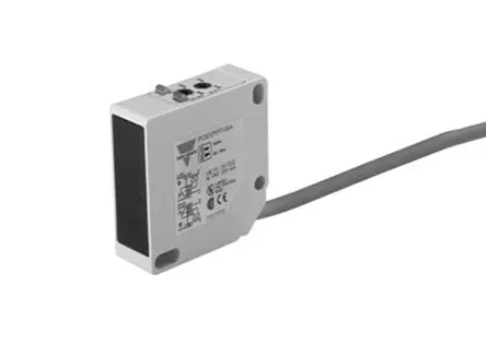 Produktfoto 1 von Carlo Gavazzi Kubisch Optischer Sensor, Durchgangsstrahl, Bereich 20 m, Anschlusskabel