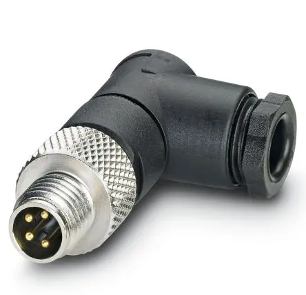 Produktfoto 1 von Phoenix Contact M8 M8 Rundsteckverbinder Stecker 4-polig Buchse 4A Hinten IP67