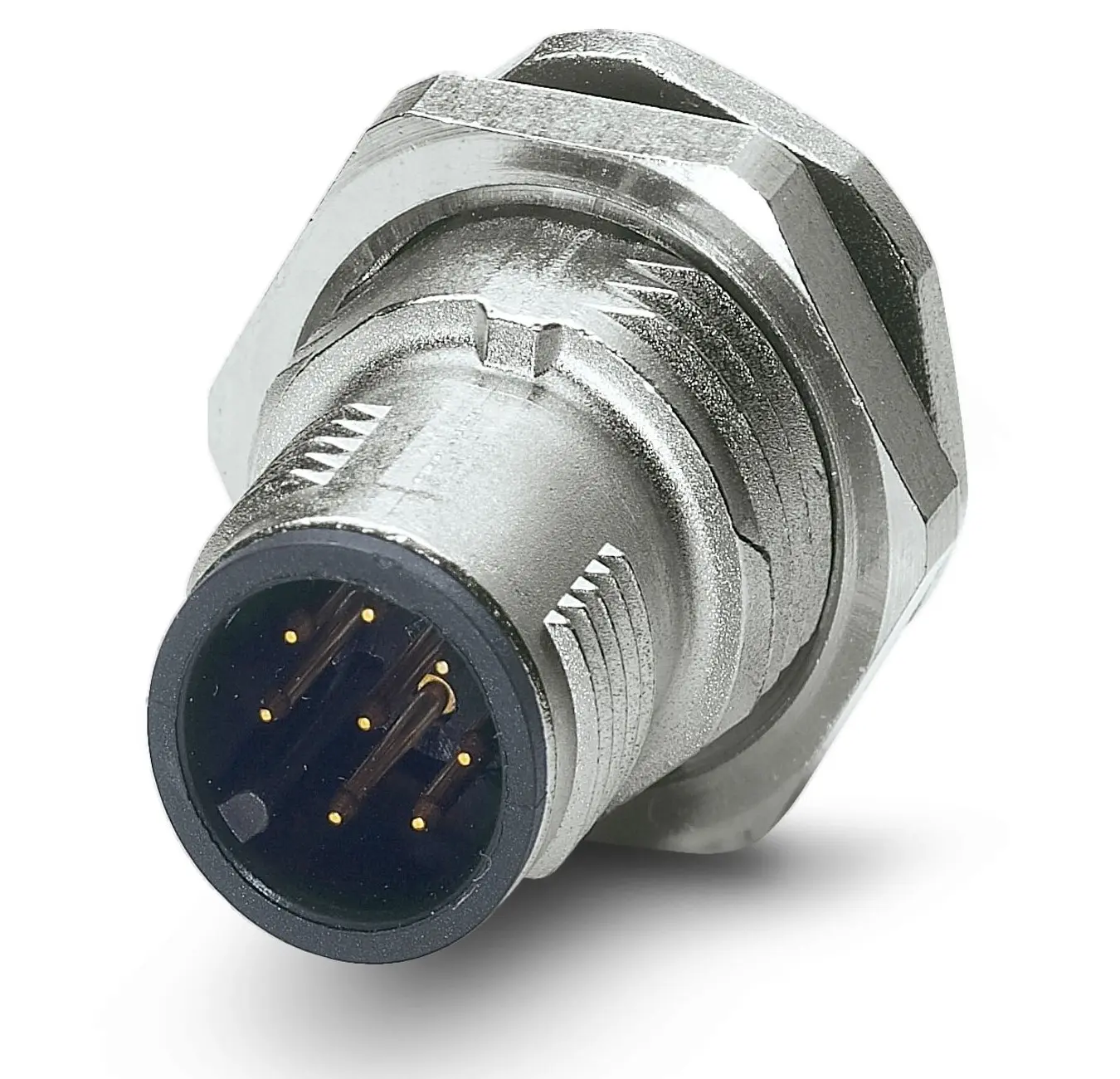 Produktfoto 1 von Phoenix Contact M12 Rundsteckverbinder Stecker 8-polig Stecker 2A Hinten IP65, IP40