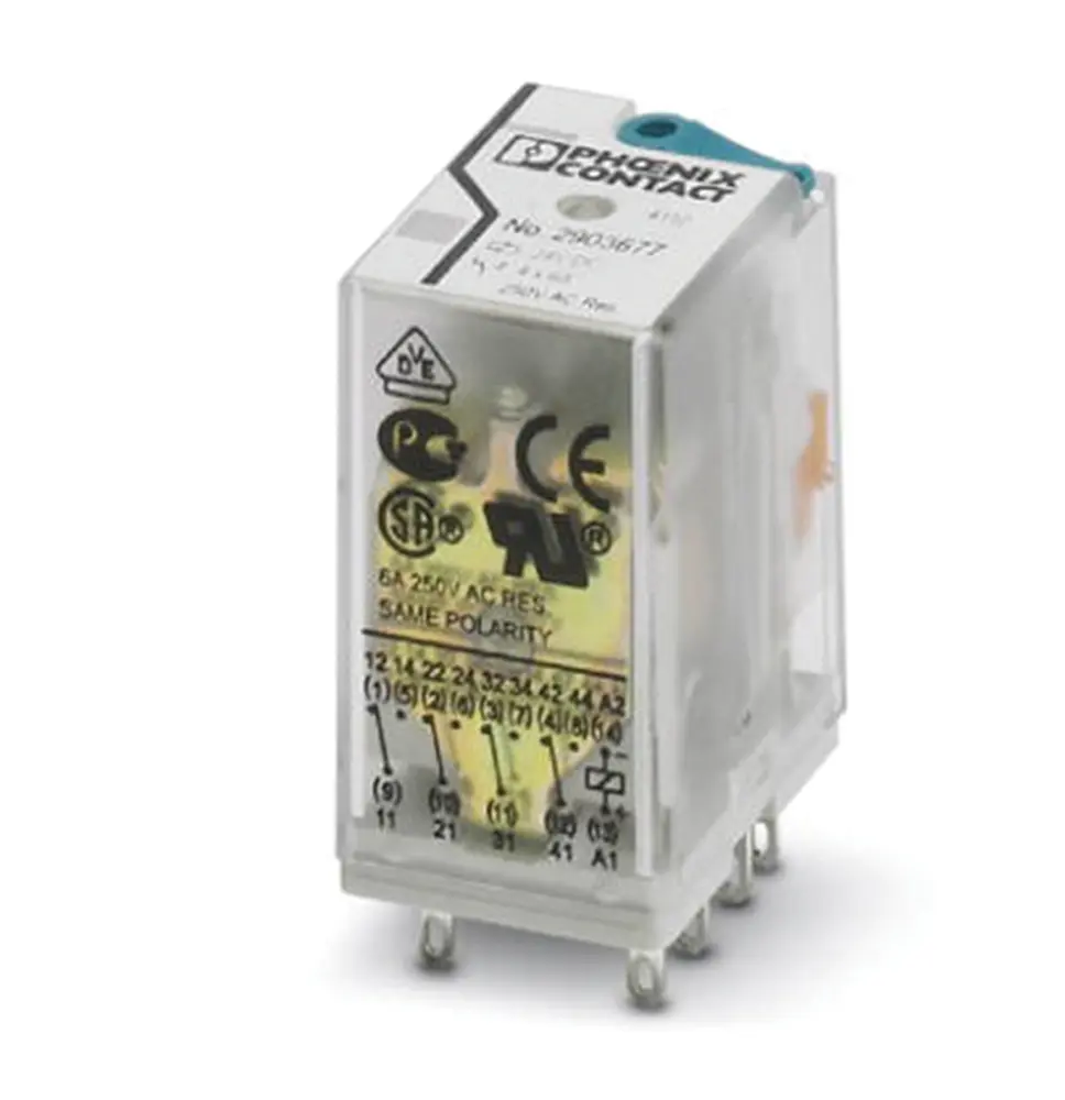 Produktfoto 1 von Phoenix Contact REL-IR4/LDP-220DC/4X21 220V dc Spule 4-poliger Wechsler Steckrelais Monostabiles Relais