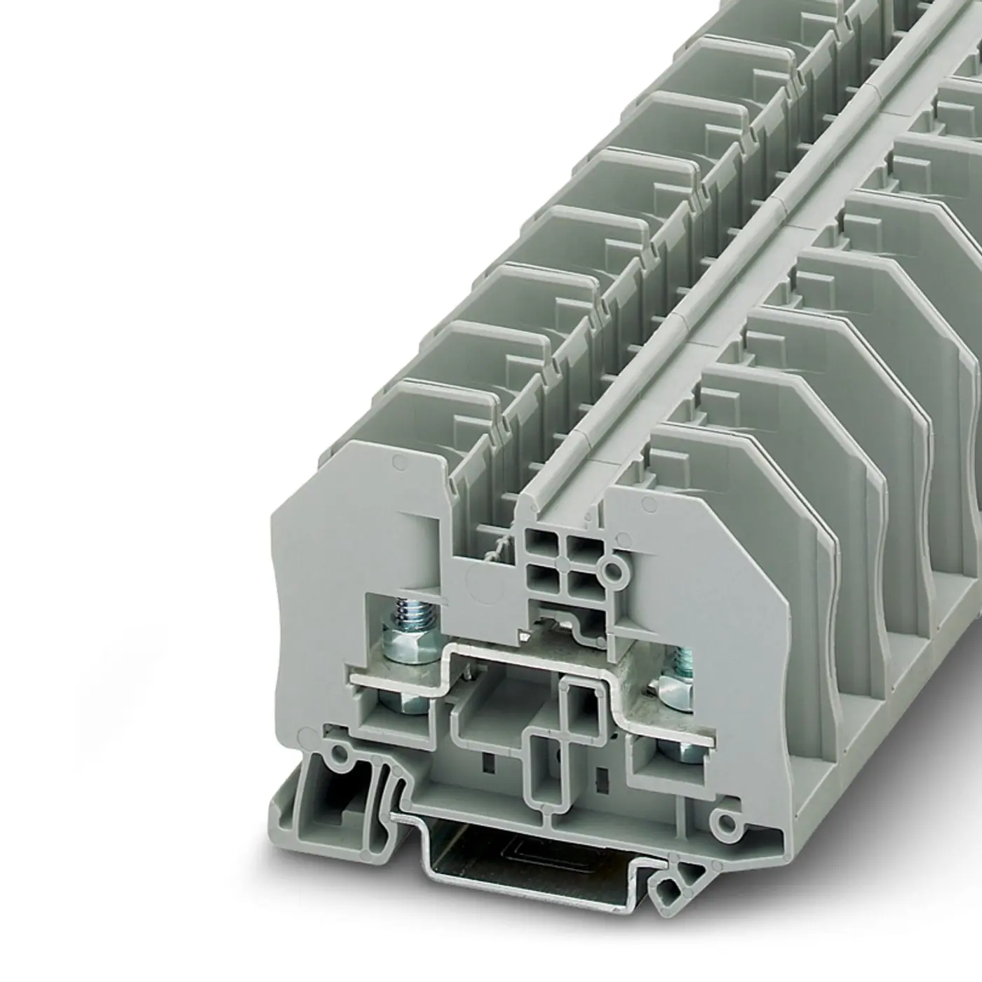 Produktfoto 1 von Phoenix Contact RTO 5 Klemmblock ohne Sicherung 1 Grau, 0.1 to 6 mm², 1 kV Bolzen IECEx, EAC Ex, ATEX