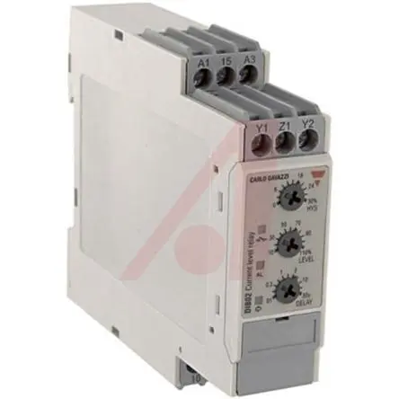 Produktfoto 1 von Carlo Gavazzi DIB02 Überwachungsrelais 1-phasig, 1-poliger Umschalter Überstrom, Unterstrom, DIN-Hutschiene, 48 V ac,