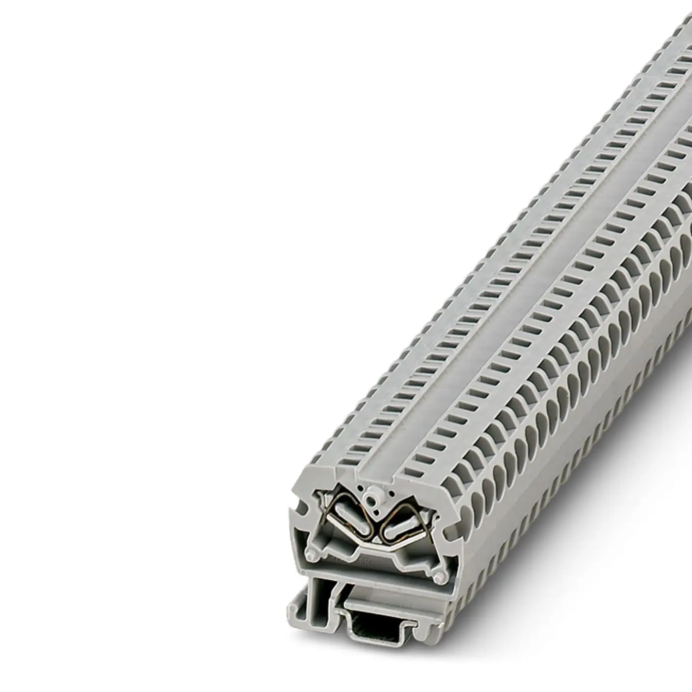 Produktfoto 1 von Phoenix Contact MSBV 2.5 Anschlussklemmenblock für Durchkontaktierung 1 Grau, 0.08 to 4 mm², 800 V Klemme