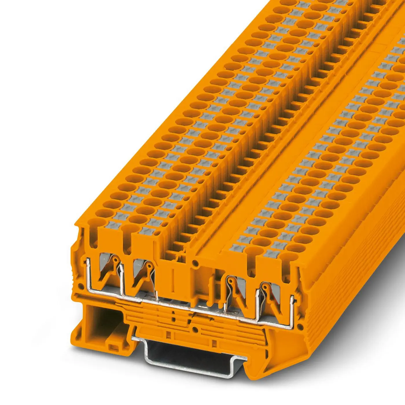 Produktfoto 1 von Phoenix Contact PT 2.5-QUATTRO OG Reihenklemme Einfach Orange, 0.14 → 4mm², 800 V / 24A, Einstecken
