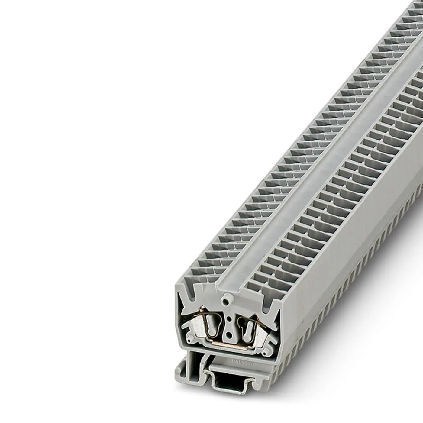 Produktfoto 1 von Phoenix Contact MSB 2.5 Anschlussklemmenblock für Durchkontaktierung 1 Grau, 0.08 to 4 mm², 800 V Klemme IECEx, EAC Ex,