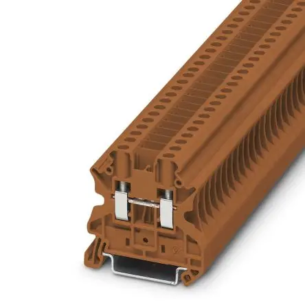 Produktfoto 1 von Phoenix Contact UT 4-CB BN Anschlussklemmenblock für Durchkontaktierung 1 Braun, 0.14mm², 6 mm², 1kV Schraubbefestigung