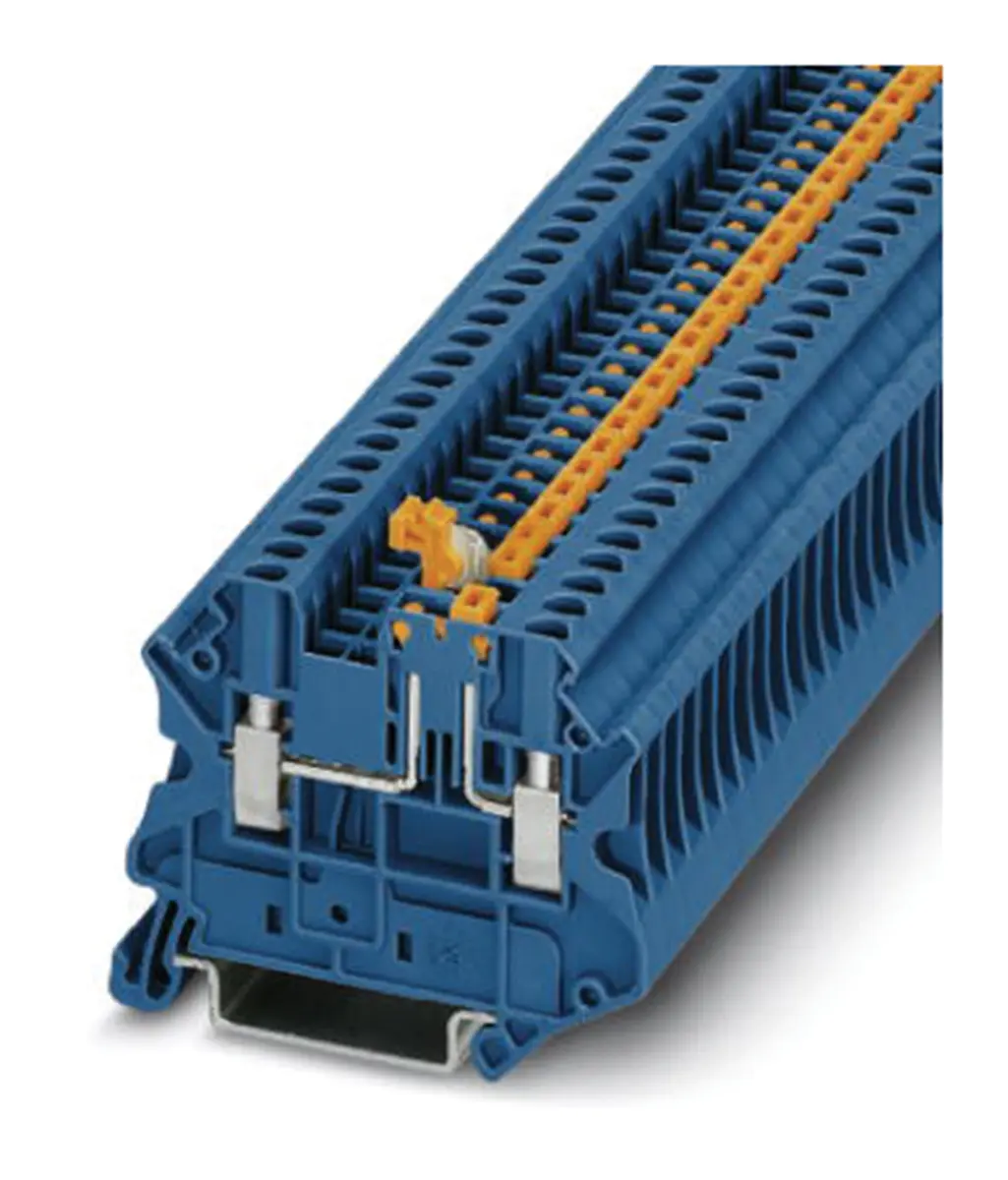 Produktfoto 1 von Phoenix Contact UT 2.5-MT BU Trenn- und Messtrennreihenklemme 1 Blau, 0.14mm², 4 mm², 400V Schraubbefestigung