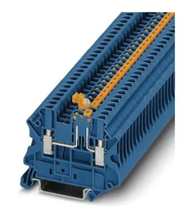 Produktfoto 1 von Phoenix Contact UT 2.5-MT BU Trenn- und Messtrennreihenklemme 1 Blau, 0.14mm², 4 mm², 400V Schraubbefestigung