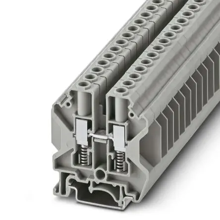 Produktfoto 1 von Phoenix Contact USST 6 Anschlussklemmenblock für Durchkontaktierung 1 Grau, 0.2mm², 10 mm², 500V Schraubbefestigung