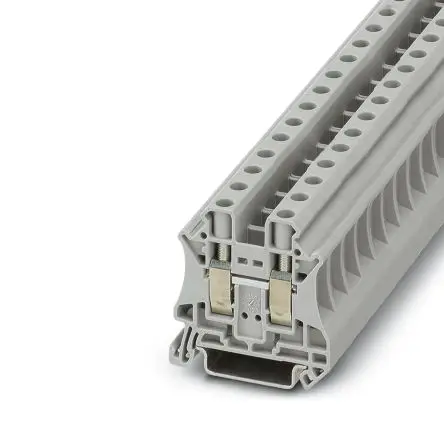 Produktfoto 1 von Phoenix Contact UT 10 SL Anschlussklemmenblock für Durchkontaktierung 1 Grau, 0.5mm², 16 mm², 1kV Schraubbefestigung