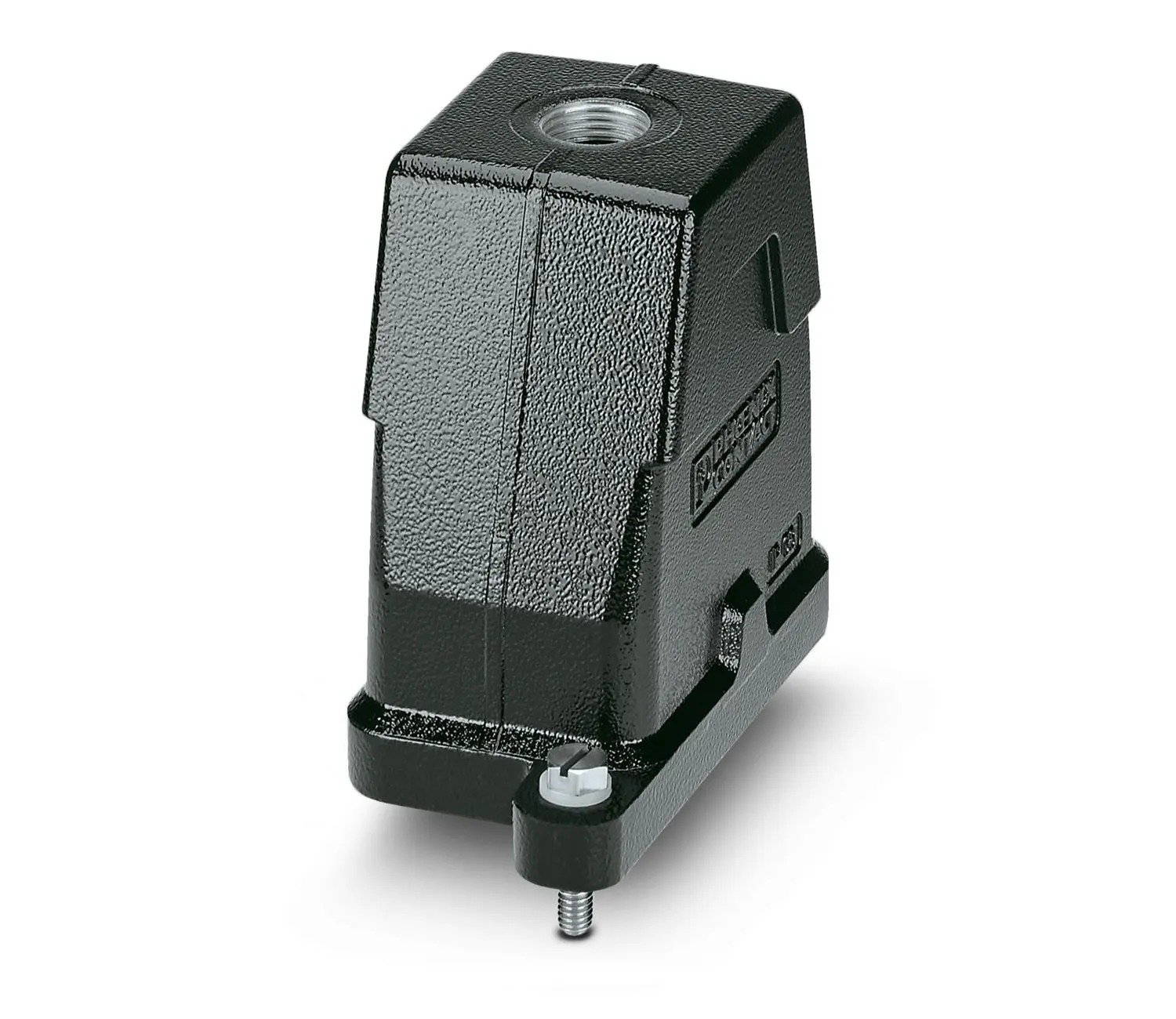Produktfoto 1 von Phoenix Contact HC-HPR-B06-HHWH-1TTM25-EM-BK Gehäuse für robusten Stromversorgungsstecker