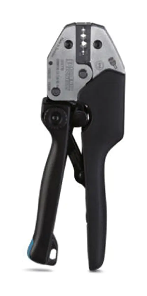 Produktfoto 1 von Phoenix Contact Crimpfox CRIMPFOX-CX 7,06 HD-M Crimp-Werkzeug für BNC-Steckverbinder, HDTV-Steckverbinder,