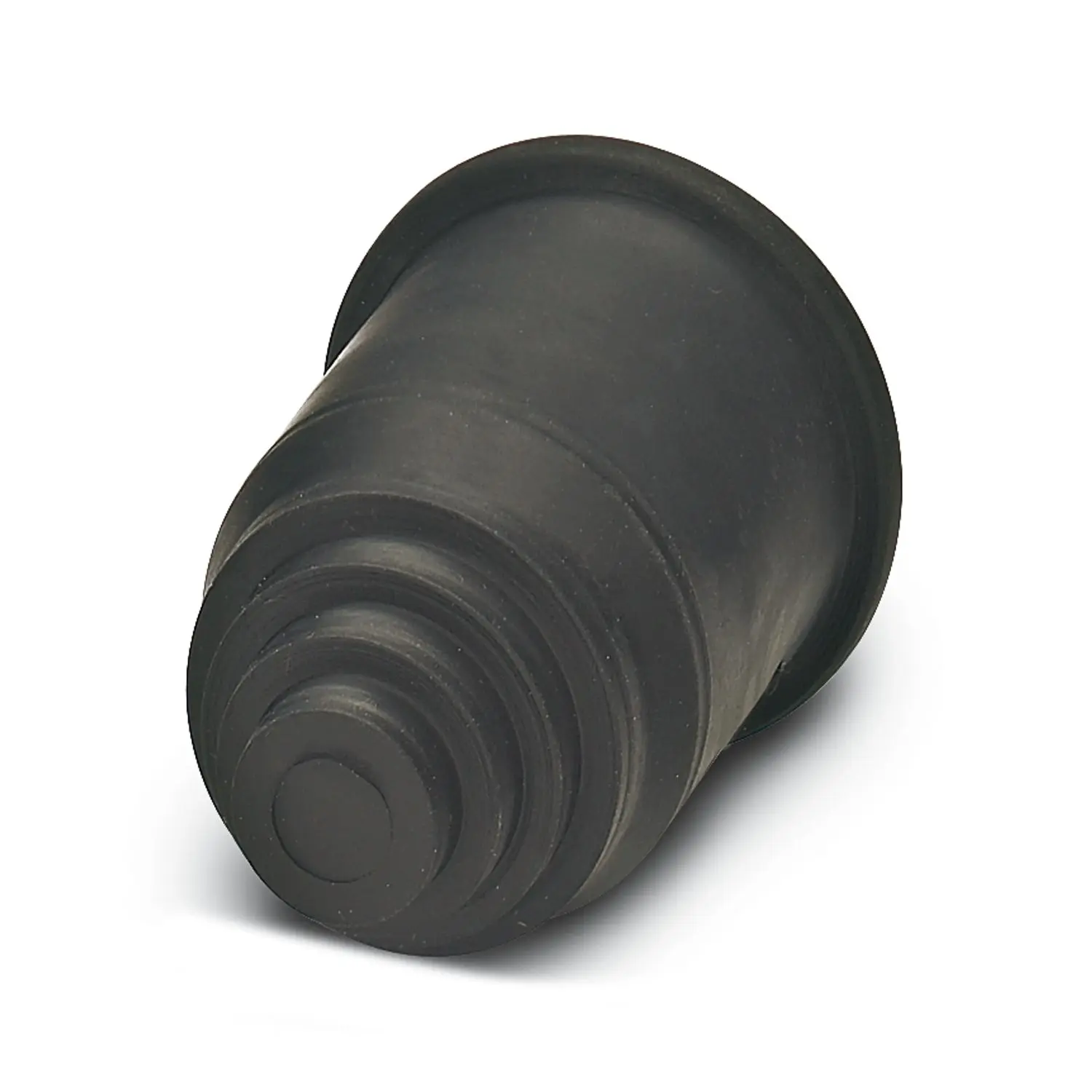 Produktfoto 1 von Phoenix Contact WP-EC TPE HF 10.0 BK Thermoplastisches Elastomer Kabelrohr Befestigung 8 mm Schwarz