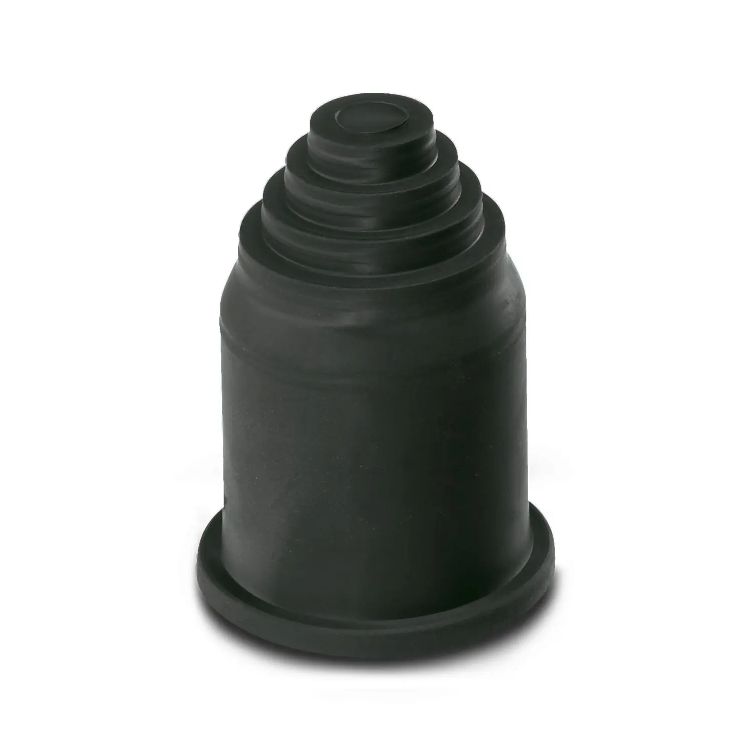 Produktfoto 1 von Phoenix Contact WP-EC TPE HF 21.2 BK Thermoplastisches Elastomer Kabelrohr Befestigung Kabelrohr 16.5 mm Schwarz