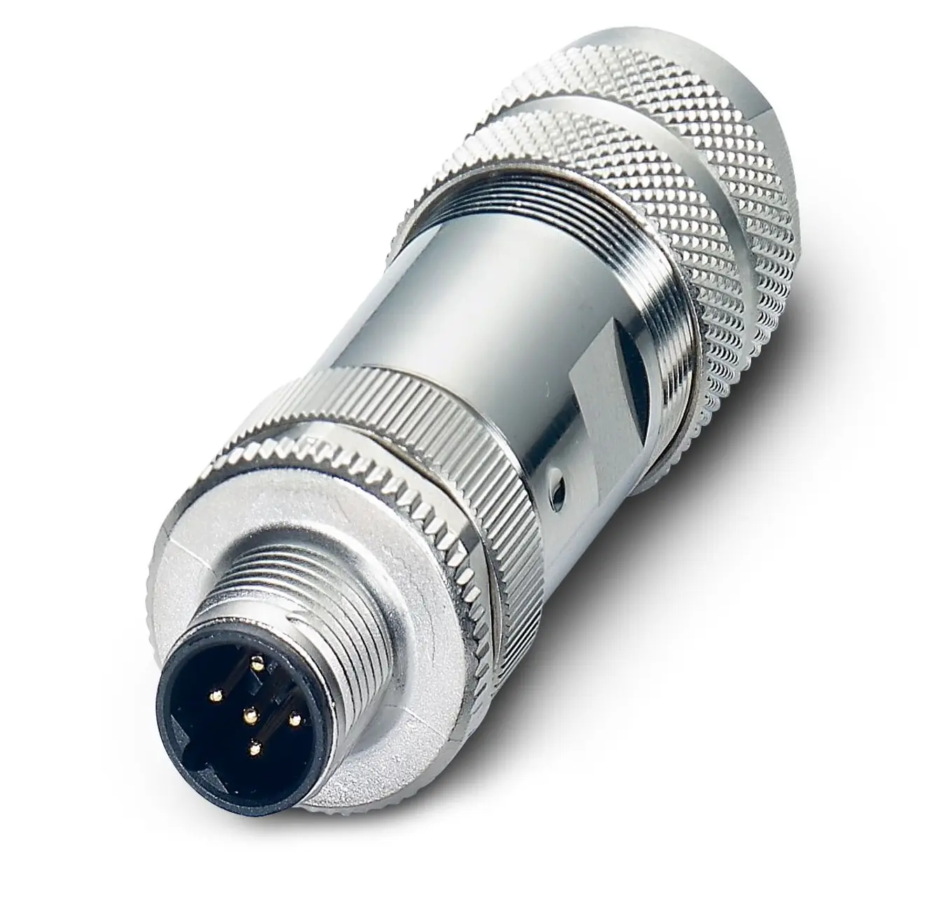 Produktfoto 1 von Phoenix Contact SACC M12 M12 Rundsteckverbinder Stecker 5-polig Stecker 4A IP40