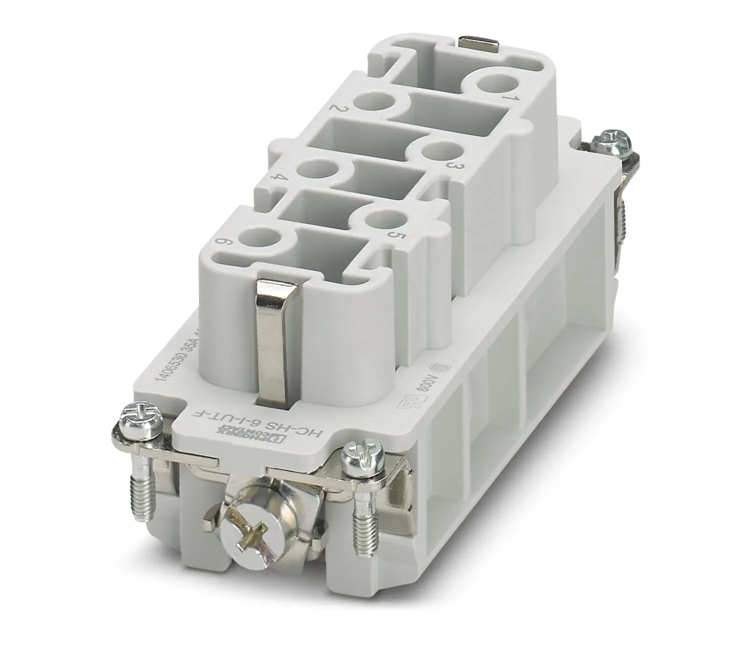 Produktfoto 1 von Phoenix Contact HEAVYCON HS6 Industrie-Steckverbinder Kontakteinsatz 35A