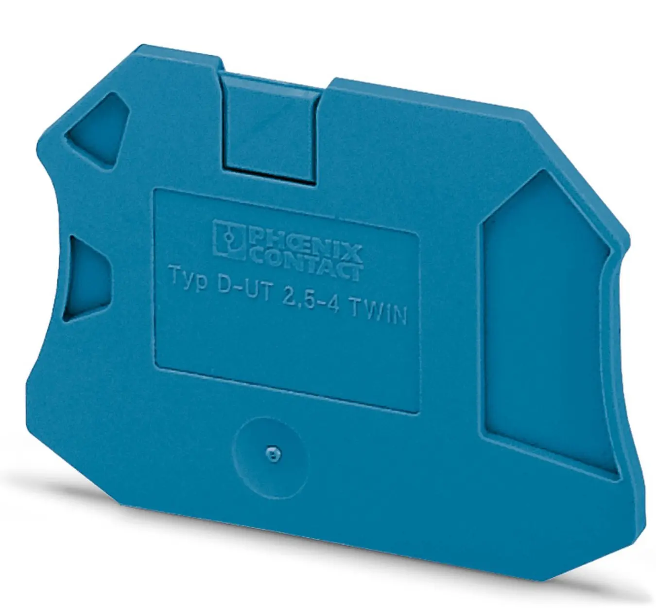 Produktfoto 1 von Phoenix Contact D-UT 2.5/4-TWIN BU Endabdeckung