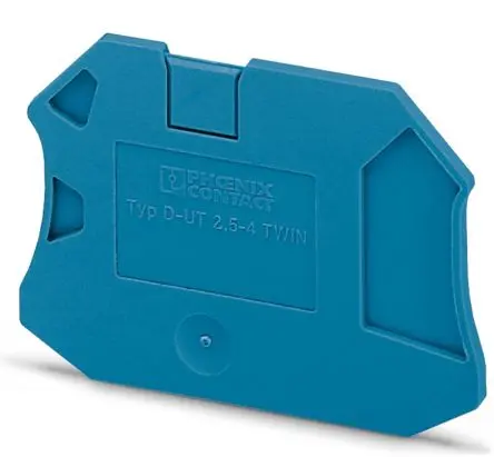 Produktfoto 1 von Phoenix Contact D-UT 2.5/4-TWIN BU Endabdeckung