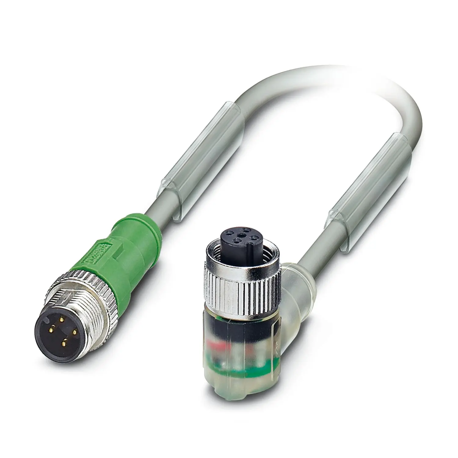Produktfoto 1 von Phoenix Contact SAC, 4-polig Sensor-Betätigungselementkabel, M12 Buchse 4 / M12 Stecker, Länge 0.6 m