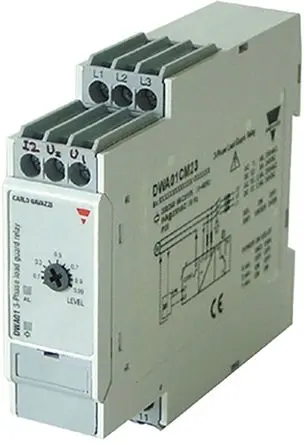 Produktfoto 1 von Carlo Gavazzi DWA01 Überwachungsrelais, 1-poliger Umschalter, DIN-Hutschiene