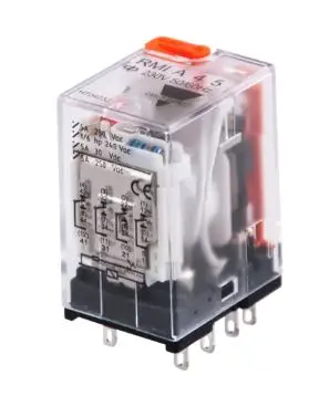 Produktfoto 1 von Carlo Gavazzi RCP 230V ac Spule 4-poliger Wechsler Steckrelais 5A 11000Ω 1.2W Monostabiles Relais