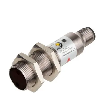 Produktfoto 1 von Carlo Gavazzi Zylinderförmig Optischer Sensor Reflektierend PnP Ausgang Stecker 3 m LED
