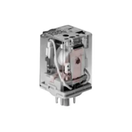 Produktfoto 1 von Carlo Gavazzi RCP 24V dc Spule 2-poliger Wechsler Steckrelais 10A 430Ω 1.5W Monostabiles Relais