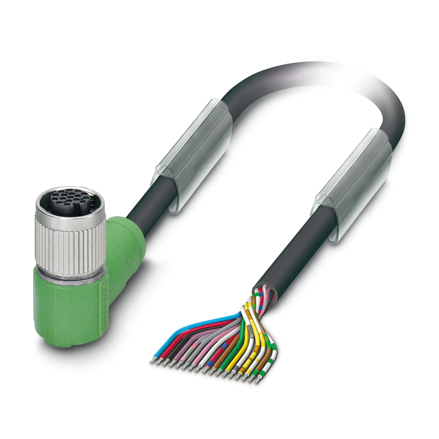 Produktfoto 1 von Phoenix Contact SAC, 17-polig Sensor-Betätigungselementkabel, M12 Buchse 17 / Nicht abgeschlossen, Länge 10 m