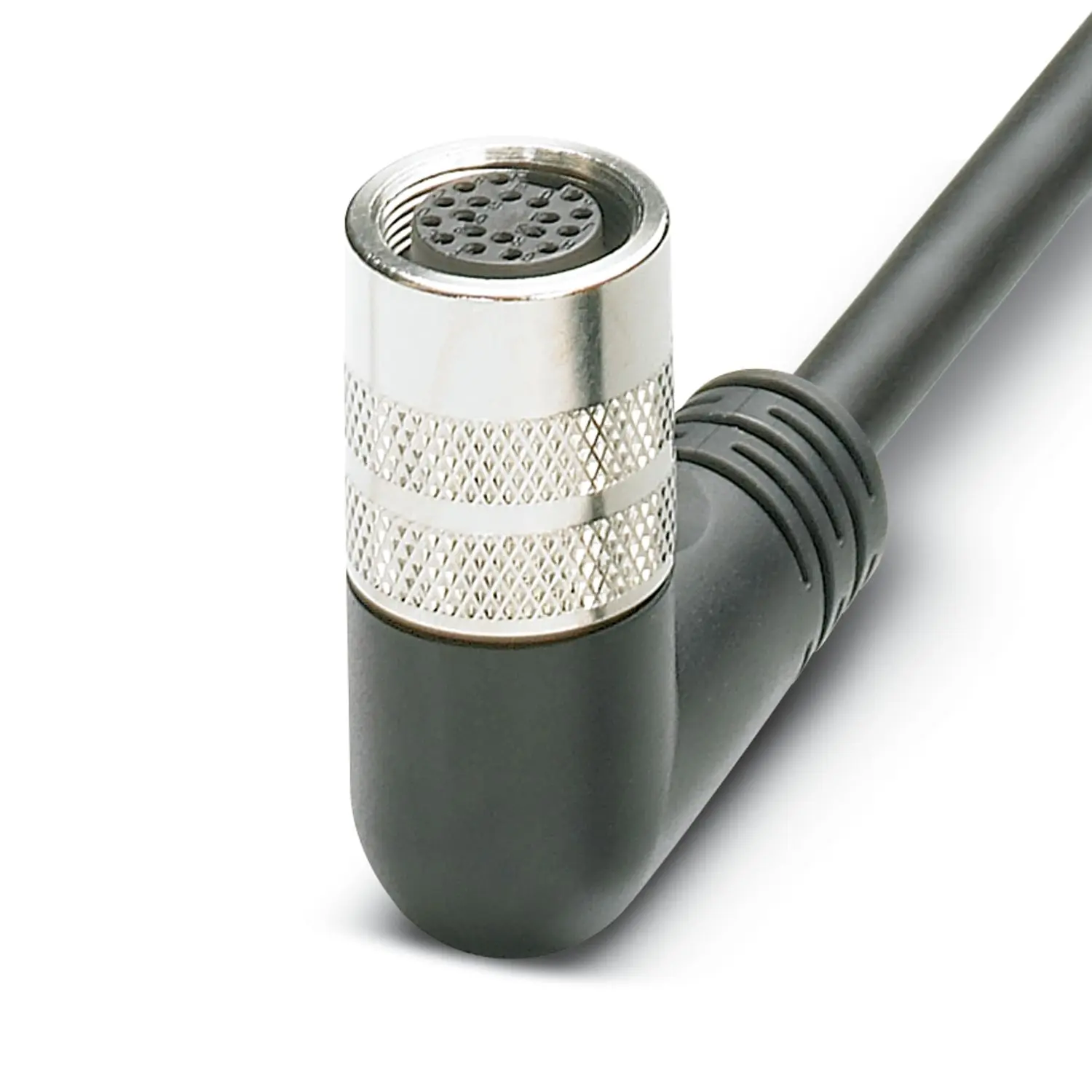 Produktfoto 1 von Phoenix Contact SAC-12P, 12-polig Sensor-Betätigungselementkabel, M16 Stecker 12 / M8 Buchse, Länge 5 m