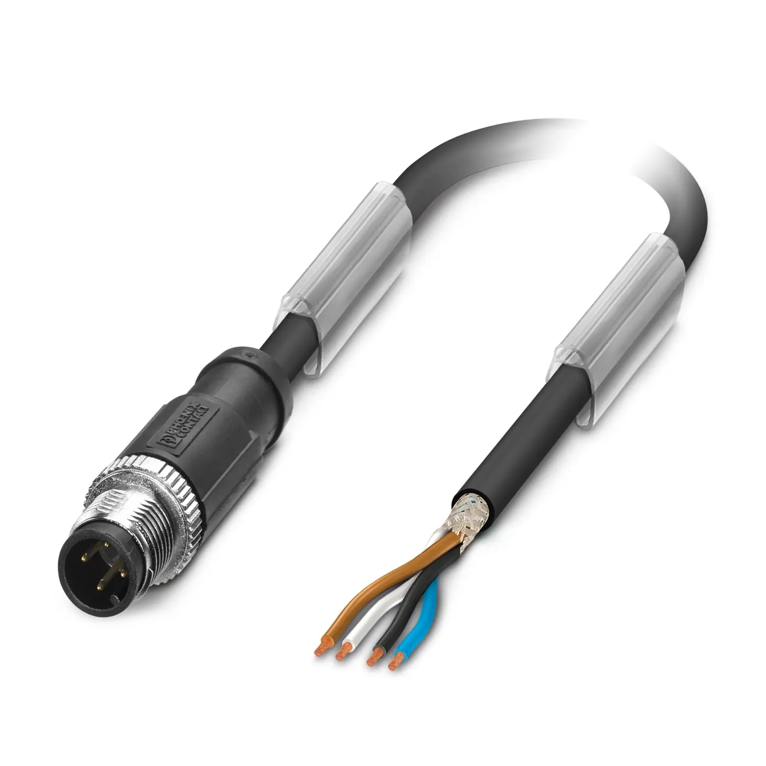 Produktfoto 1 von Phoenix Contact Sensor-Betätigungselementkabel, M12 / Freies Kabelende, Länge 5 m
