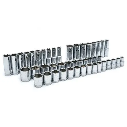 Produktfoto 1 von GearWrench Steckschlüsselsatz 1/2 in Vierkant 6-Kant 1/2 to 15/16 in, 7/16 to 1.1/8 in, 10 to 19 mm, 10 to 24 mm