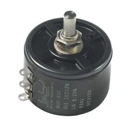 Produktfoto 1 von Vishay 830 Buchse Drehen Potenziometer 10 kΩ 3 % / 3 W, Schaft-Ø 6.35 mm