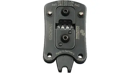 Produktfoto 1 von Souriau Sunbank by Eaton S16 Crimpkopf Schwarz, Crimpmatrize