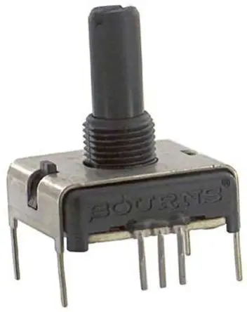 Produktfoto 1 von Bourns PC Hinten Drehen Potenziometer 10 kΩ 20 % / 0.75 W, Schaft-Ø 6.35 mm