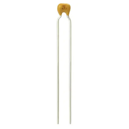 Produktfoto 1 von Vishay, K, THT MLCC, Vielschicht Keramikkondensator C0G, 22pF ±5% / 50V dc