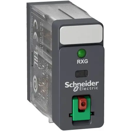 Produktfoto 1 von Schneider Electric Harmony Relay RXG Leistungsrelais 230V ac Spule 2 Wechsler 5A 23.5 kΩ 820 mW