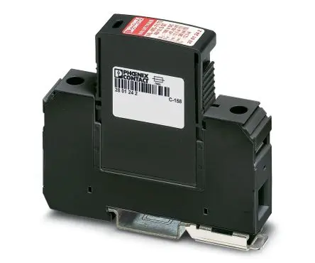 Produktfoto 1 von Phoenix Contact, Überlastschutzgerät 30 kA DIN-Hutschiene VAL-MS-T1/T2 48/12.5/1+0