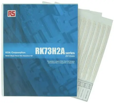 Produktfoto 1 von KOA RK73H2A Widerstandssortiment 170, 1 Ω → 10 MΩ, Dickschicht 17000, Oberfläche