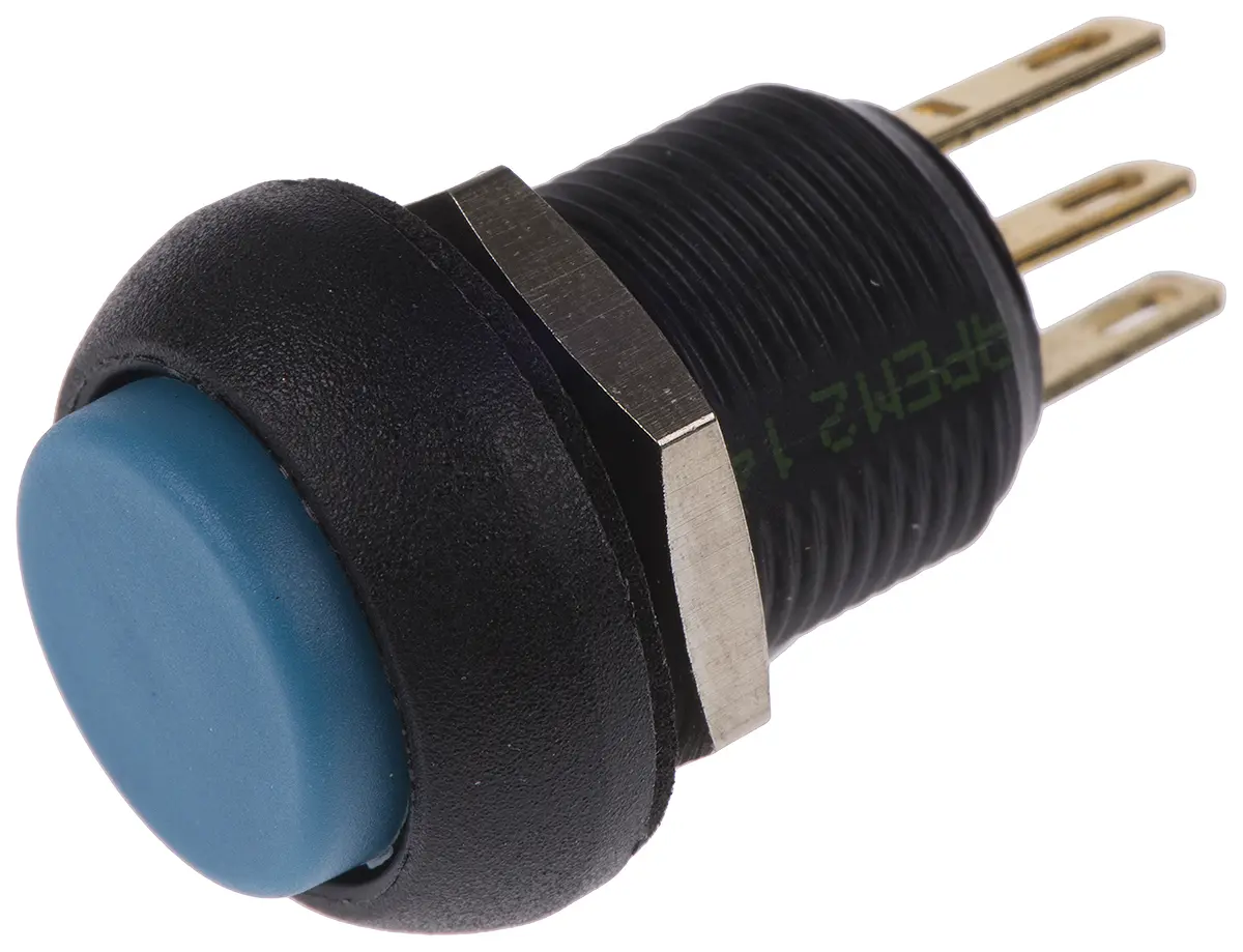 Produktfoto 1 von APEM IM Druckschalter Tastend Panel Ø 13.6 mm, 1-poliger Umschalter / 3 A 24 V dc, IP40