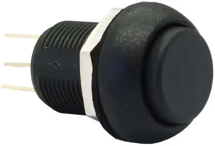 Produktfoto 1 von APEM IM Druckschalter Tastend Panel Ø 13.6 mm, 1-poliger Umschalter / 3A, IP67