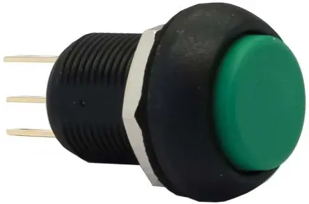 Produktfoto 1 von APEM IM Druckschalter Tastend Panel Ø 13.6 mm, 1-poliger Umschalter / 3A, IP67