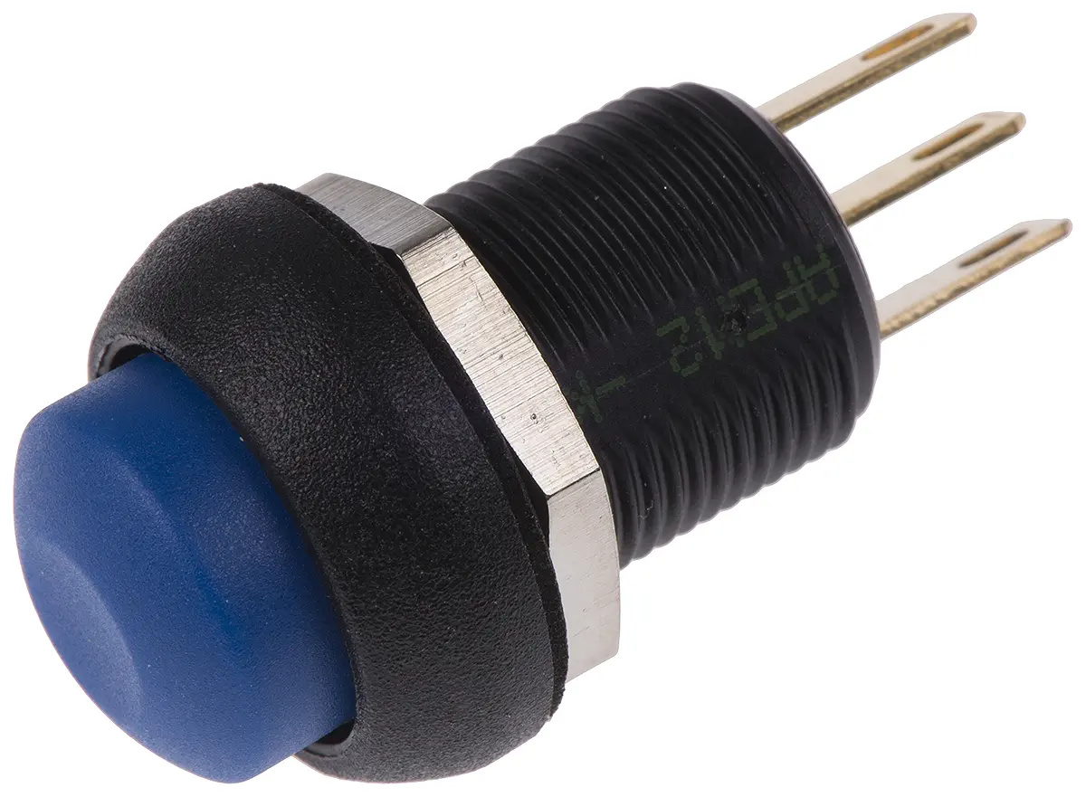 Produktfoto 1 von APEM IM Druckschalter Tastend Panel Ø 13.6 mm, 1-poliger Umschalter / 3 A, IP40