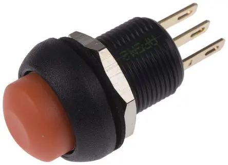 Produktfoto 1 von APEM IM Druckschalter Tastend Panel Ø 13.6 mm, 1-poliger Umschalter / 3A, IP67