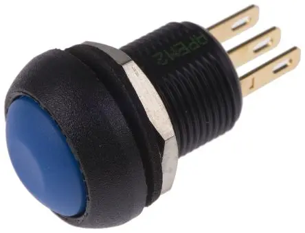 Produktfoto 1 von APEM IM Druckschalter Tastend Panel Ø 13.6 mm, 1-poliger Umschalter / 3A 28 V dc 250 V ac, IP67