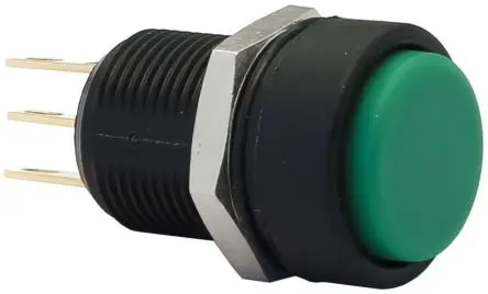 Produktfoto 1 von APEM IM Druckschalter Tastend Panel Ø 13.6 mm, 1-poliger Umschalter / 3A, IP67