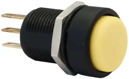 Produktfoto 1 von APEM IM Druckschalter Tastend Panel Ø 13.6 mm, 1-poliger Umschalter / 3A, IP67