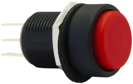 Produktfoto 1 von APEM IM Druckschalter Tastend Panel Ø 13.6 mm, 1-poliger Umschalter / 3A 28 V dc 250 V ac, IP67